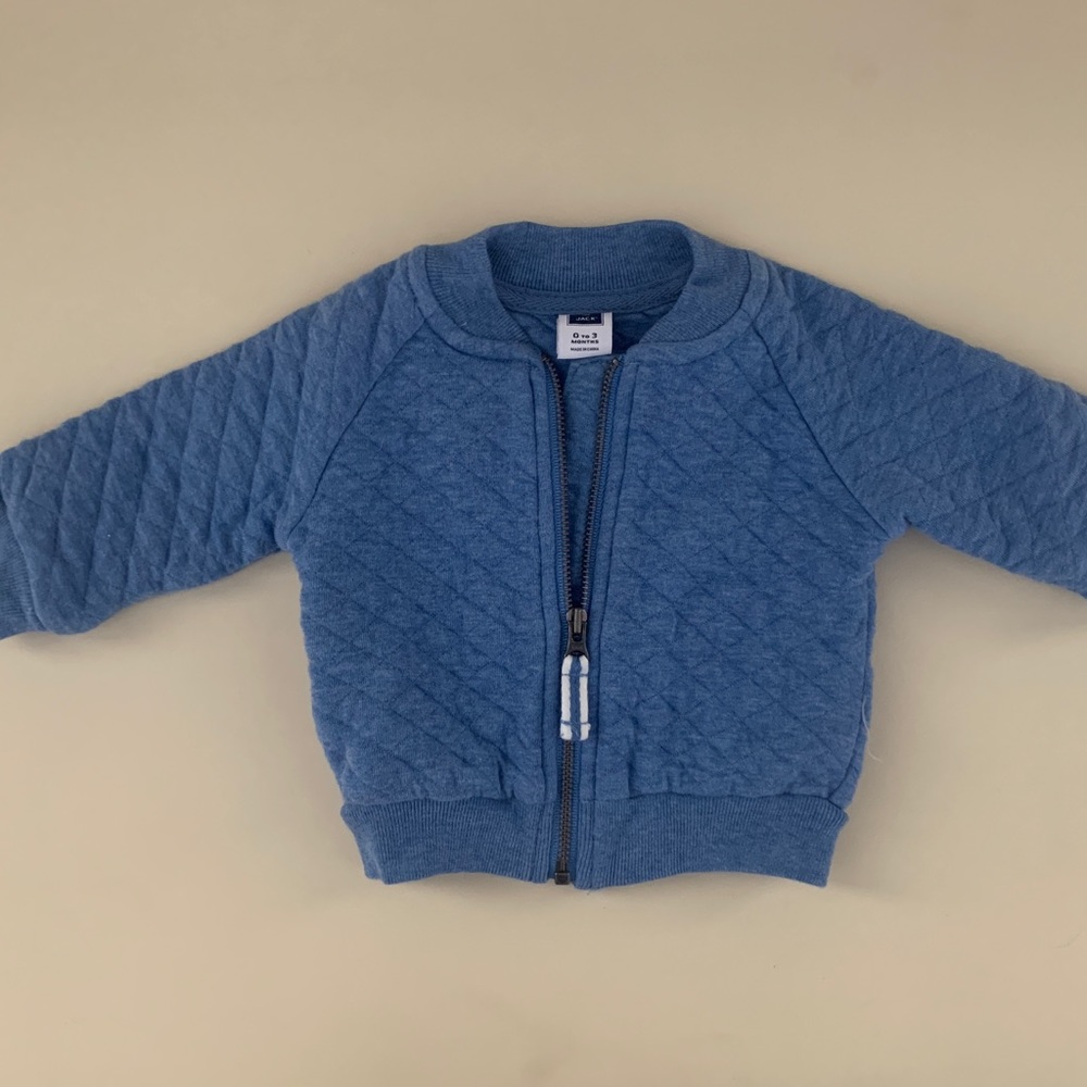 Janie and Jack Blue Lightweight Cotton Jacket